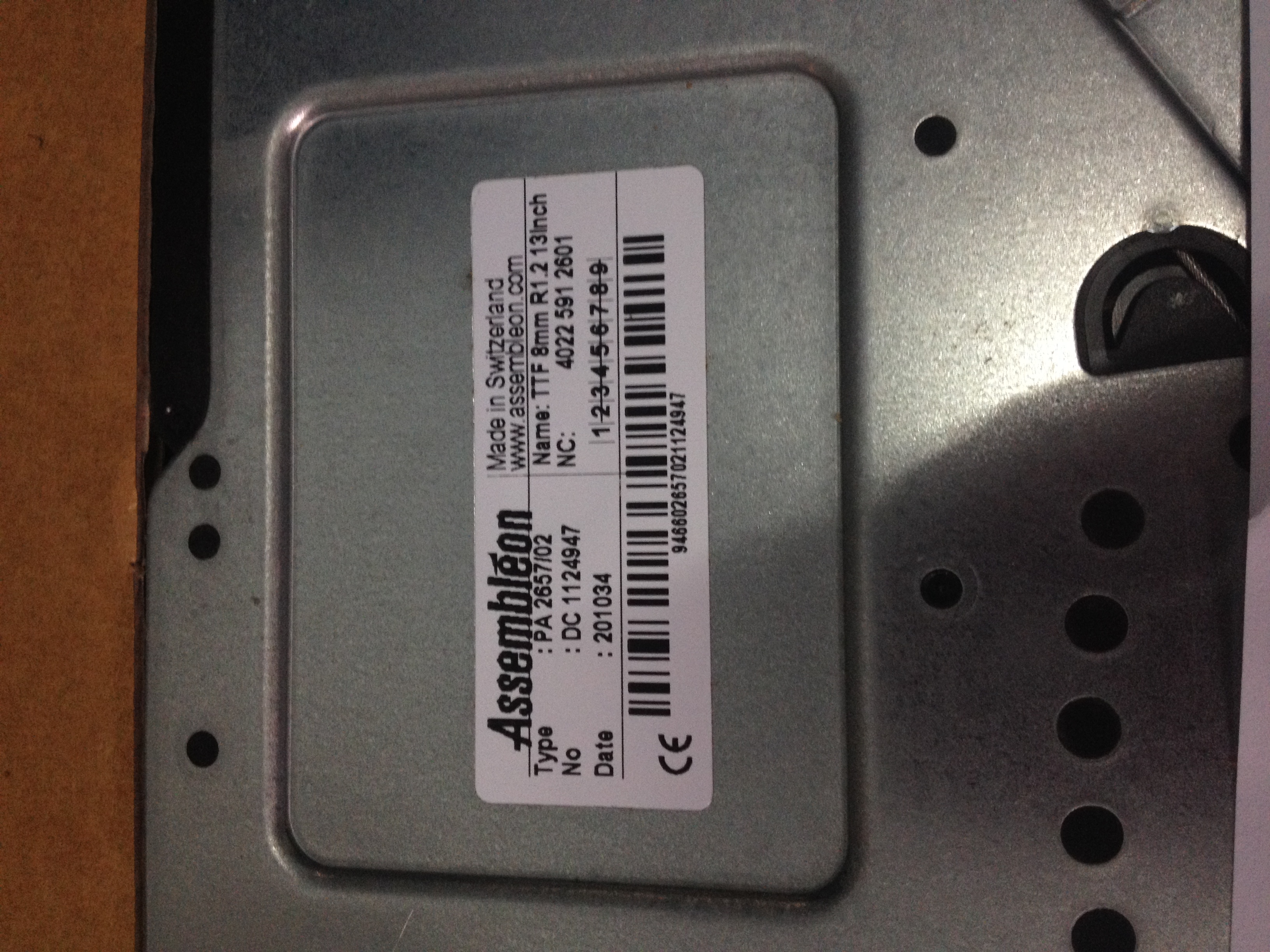 Assembleon TTF 8mm Twin Tape Feeder R1.2 13inch PA 2657/02-9498 396 02425